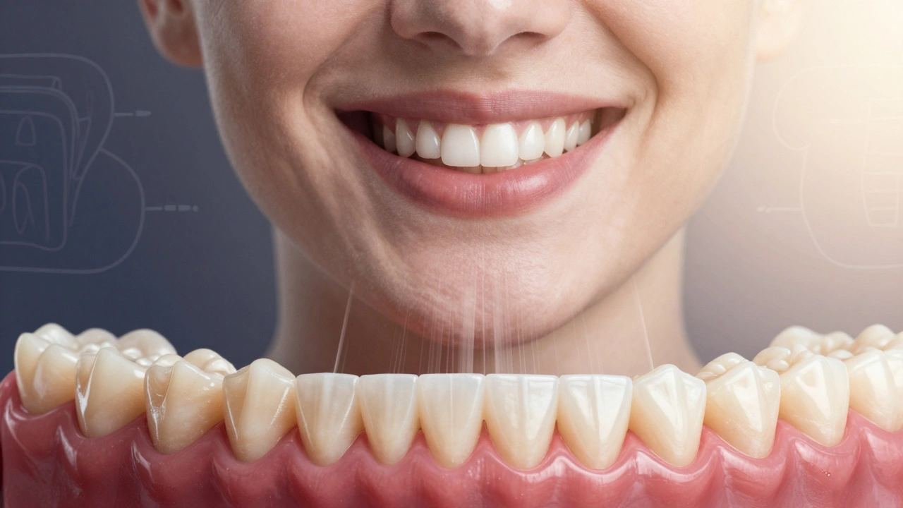 Transformace úsměvu od zubního kamene k trvalé zdravé ústní dutině.