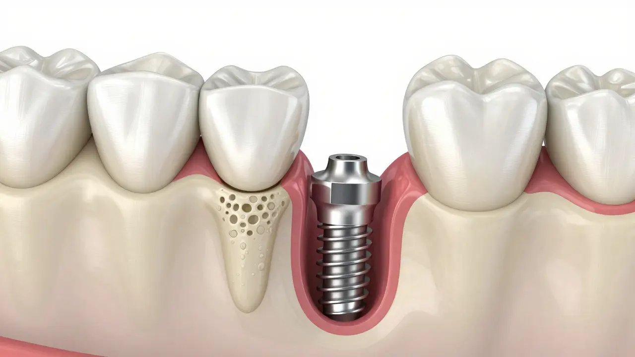 Jak poznat posunutí zubního implantátu: Příznaky, rizika a co dělat